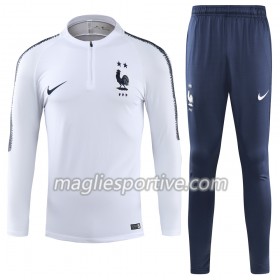 Francia 2 Stars Tute Felpe da Allenamento Bianco 2018